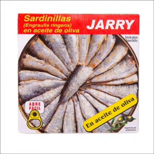 Sardinas en aceite de oliva 266 gramos