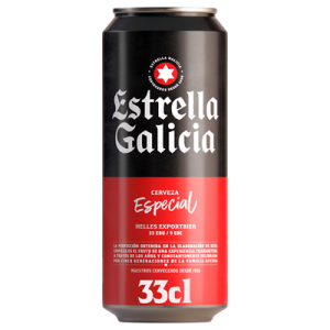 CERVEZA ESTRELLA GALICIA LATA 33 CL