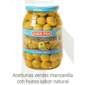 ACEITUNA CON HUESO MANZANILLA CRISTAL 500 GR