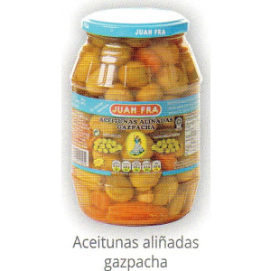 ACEITUNA ALIÑADA GAZPACHA CRISTAL 500