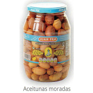 ACEITUNA CON HUESO MORADA CRISTAL 500 GR