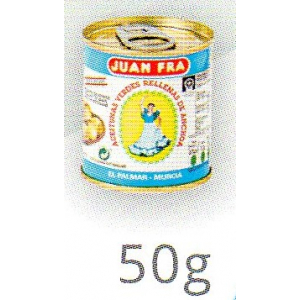 ACEITUNA RELLENA ANCHOA LATA 50 GR
